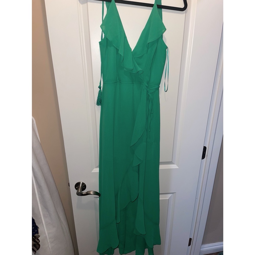 Fashion Nova Green Maxi Dress